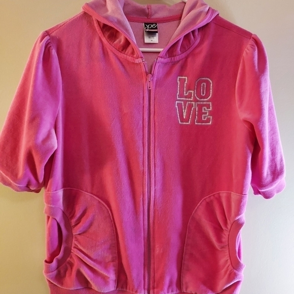 ☆☆♡♡ Joe boxer velour hoodie large - Picture 1 of 10